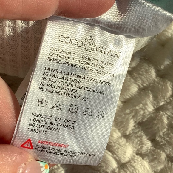 Coco Village Plush Llama Sensory Stuffed Animal Toy Mirror Crinkle Wood Teether - Picture 11 of 14